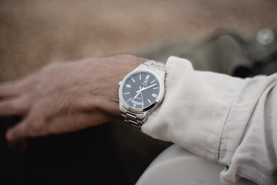 watch size guide wrist male